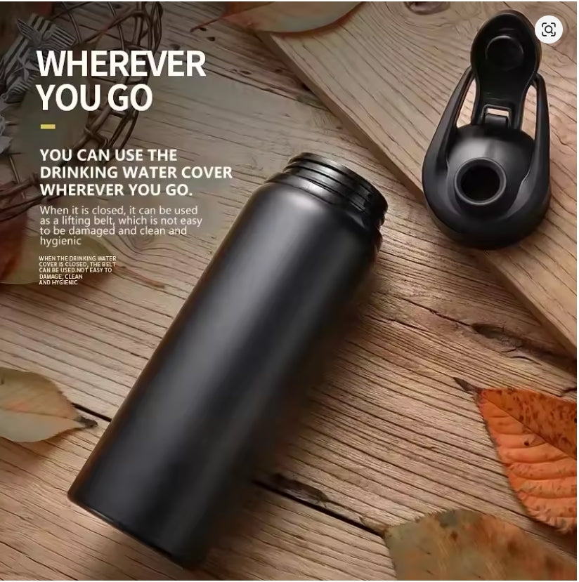 Portable Stainless Steel Bicycle Water Bottle – Durable Outdoor Cycling Sports Bottle