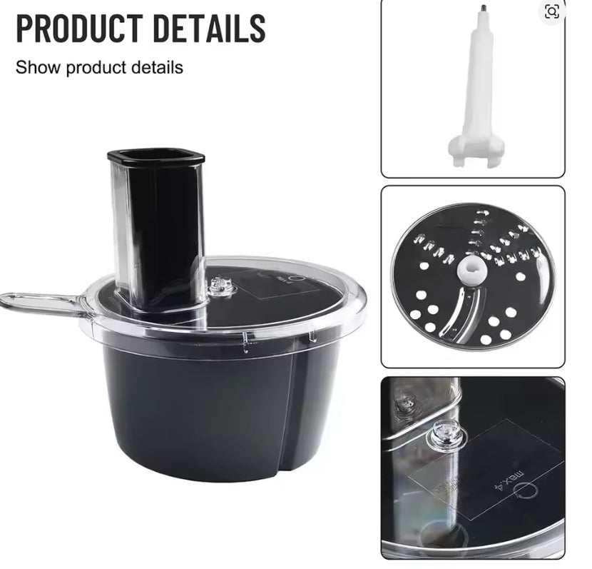 Food Processor Cutter Parts for Thermomix TM5 TM6 | Chopping Tray, Slicing & Shredding Disc Accessories