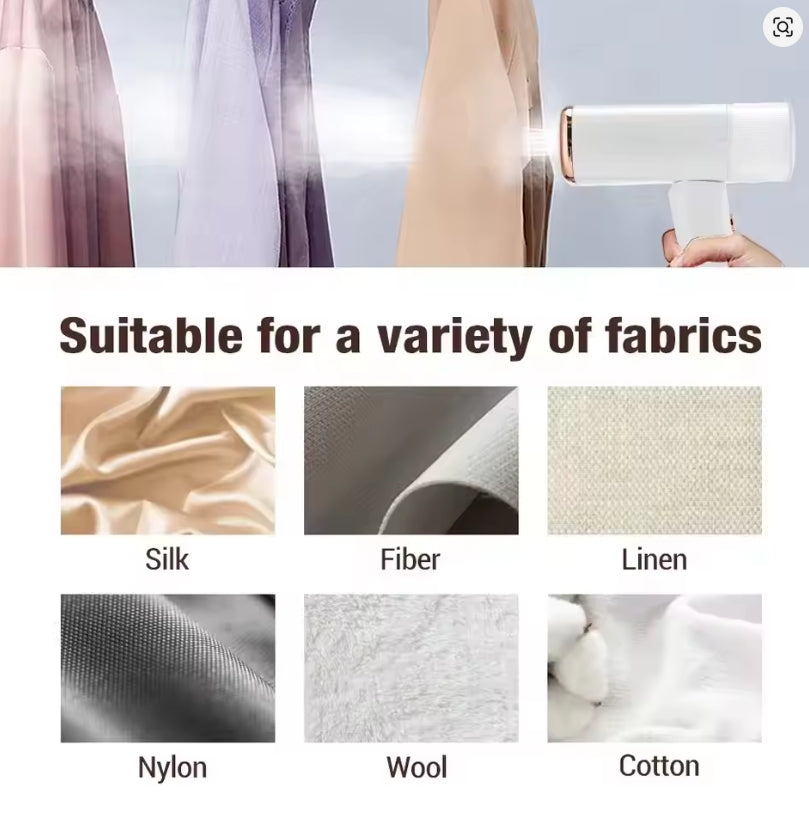 Portable Foldable Garment Steamer 1000W | Handheld Clothes Steamer with 120ml Water Tank