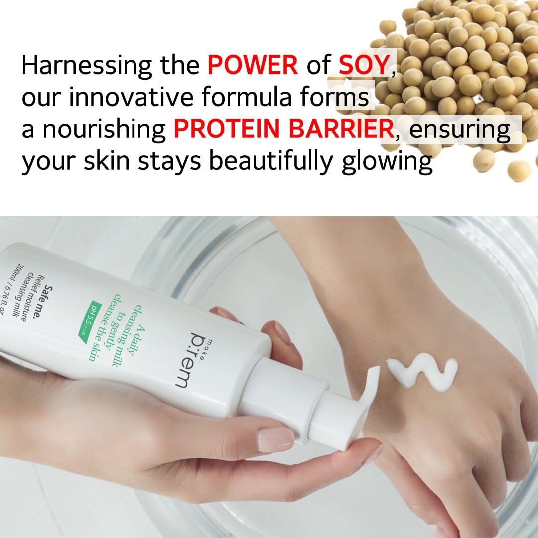 MAKE P:REM Safe Me. Relief Moisture Cleansing Milk