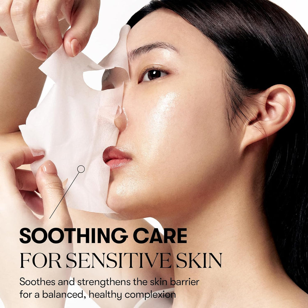 VT COSMETICS CICA Daily Soothing Mask 30, Moisturizing & Hydrating with Centella Asiatica & Hyaluronic Acid, Immediate Soothing & Glow, Skin Flexible Facial Mask, Korean Face Mask