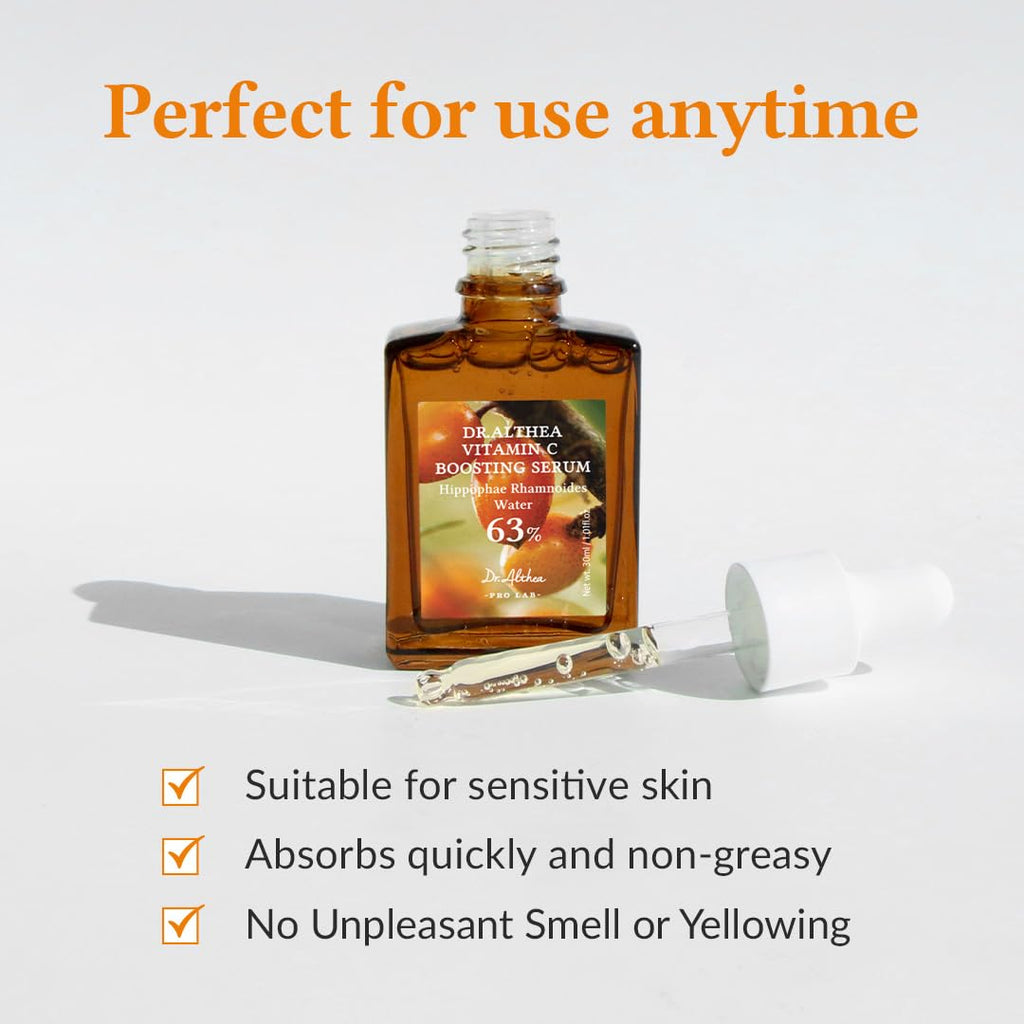 Dr. Althea Vitamin C Boosting Serum /Help Remove Dark Spots & Uneven Skin Tone | Korean-Style Vegan Skincare (Vitamin C Boosting Renewal)