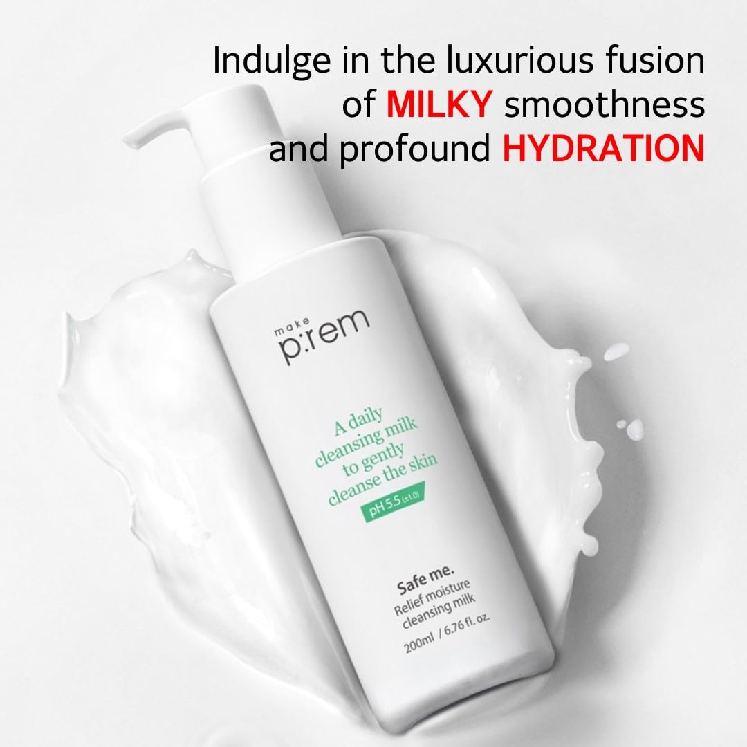 MAKE P:REM Safe Me. Relief Moisture Cleansing Milk