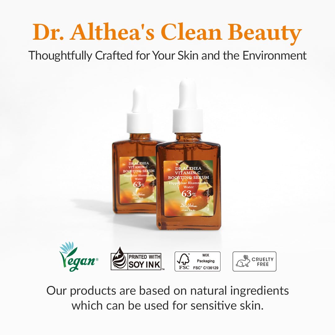 Dr. Althea Vitamin C Boosting Serum /Help Remove Dark Spots & Uneven Skin Tone | Korean-Style Vegan Skincare (Vitamin C Boosting Renewal)