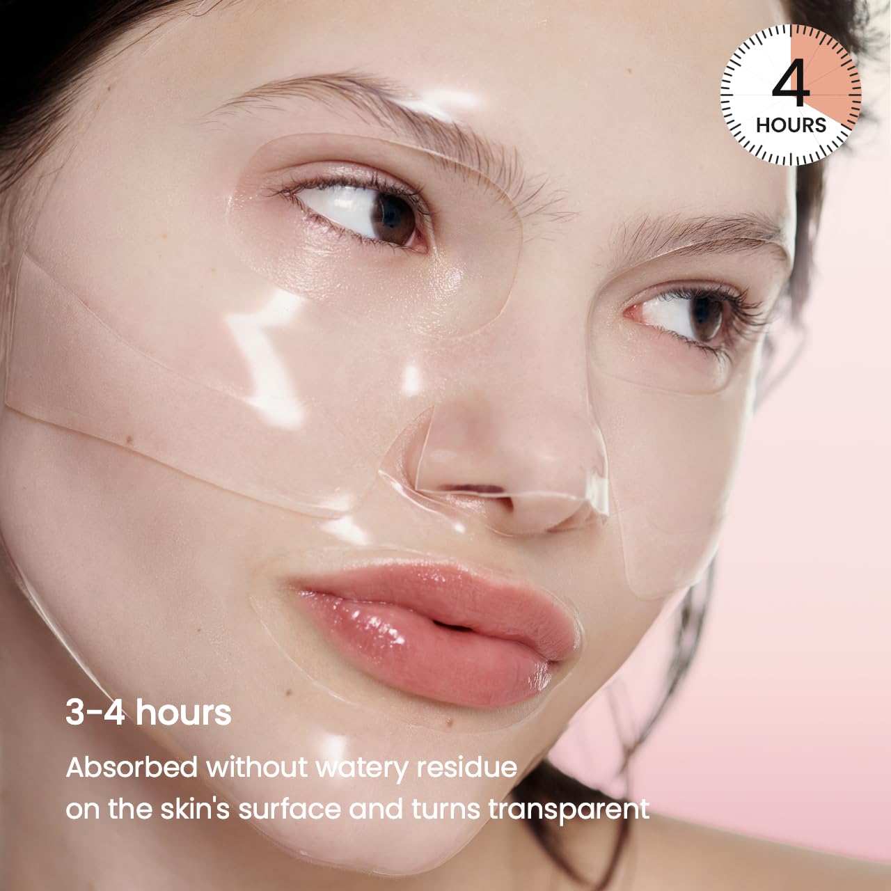 BIODANCE Bio Collagen Real Deep Mask, Hydrating Overnight Hydrogel Mask, Minimizing Pores, Improving Elasticity, 34g x 4ea