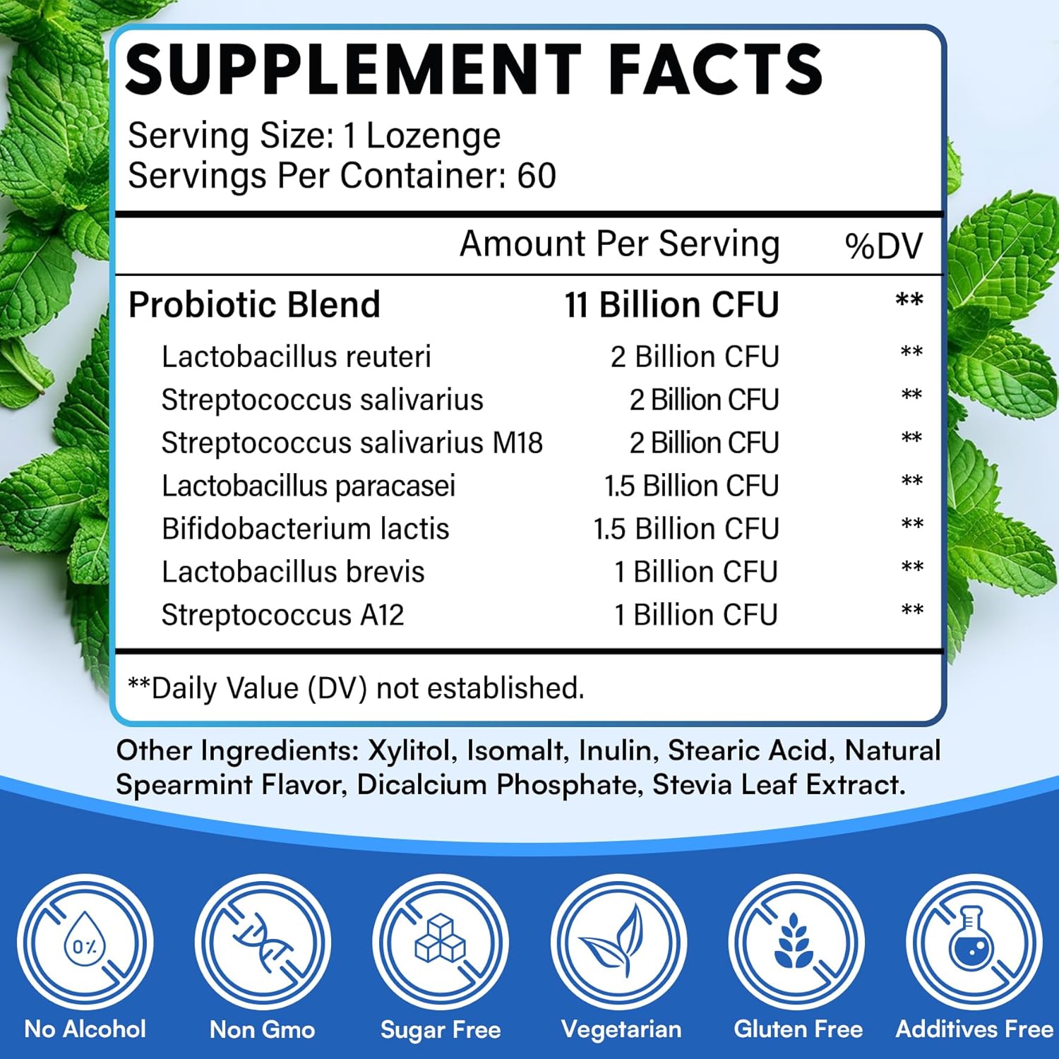 Minty Fresh Oral Probiotics