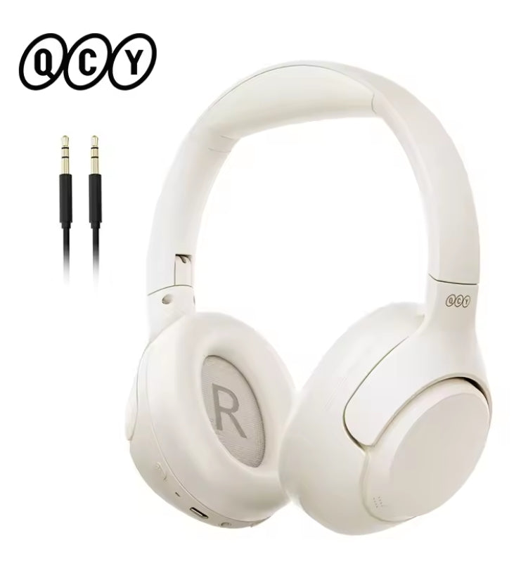 QCY H3 ANC Wireless Headphones – 43dB Hybrid Active Noise Cancellation Bluetooth Headset