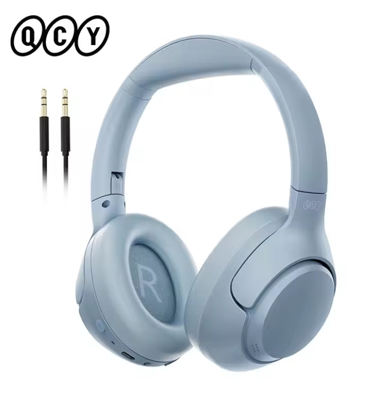 QCY H3 ANC Wireless Headphones – 43dB Hybrid Active Noise Cancellation Bluetooth Headset