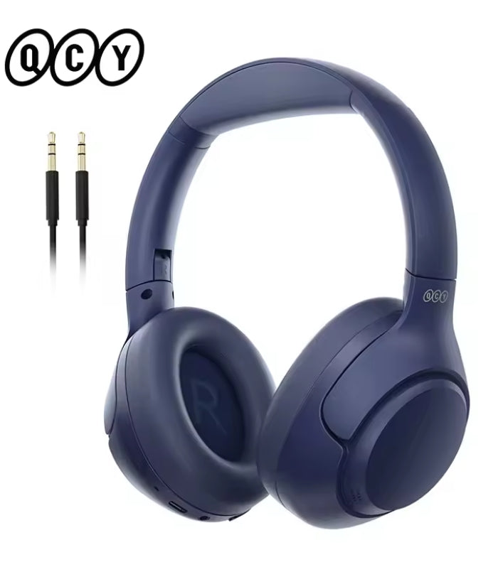 QCY H3 ANC Wireless Headphones – 43dB Hybrid Active Noise Cancellation Bluetooth Headset