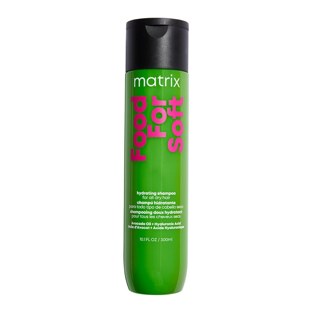MATRIX Food For Soft Shampoo for Dry, Vulnerable Hair - Moisturizes, Softens and Smooths With Avocado Oil and Hyaluronic Acid, Vegan