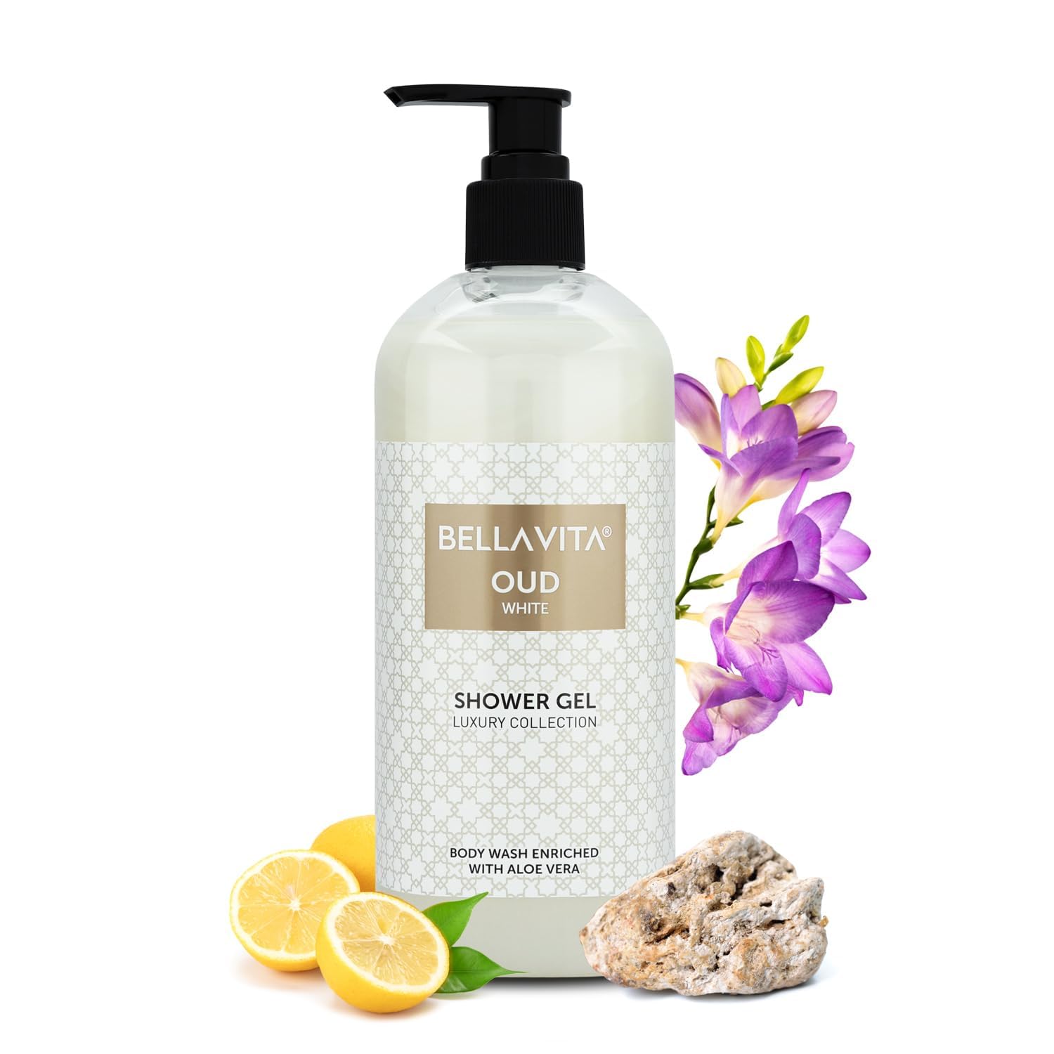 B.ella Vita Luxury OUD WHITE Body Wash Shower Gel for Women & Men | 500ml